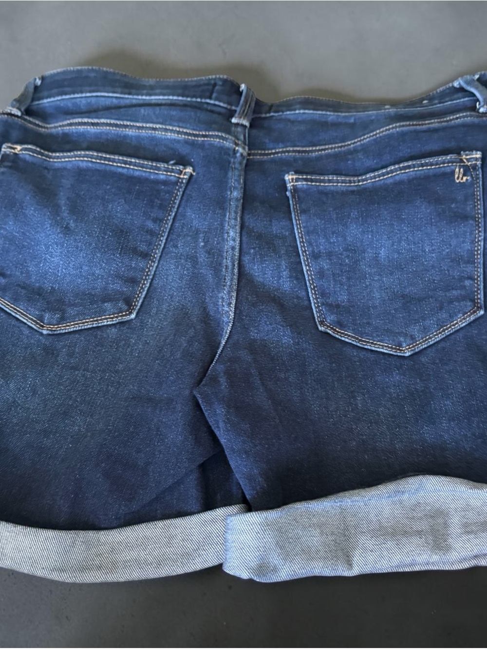 LuLaRoe medium wash blue denim shorts - Picture 4 of 5
